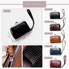 Kanpari Women's Gama Wallet Leather Coin Purse, Mini Wallet, Gamaguchi