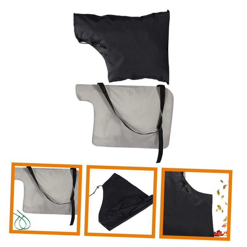 Outanaya 2pcs Leaf Collection Bag for Leaf Blower Vacuum Oxford