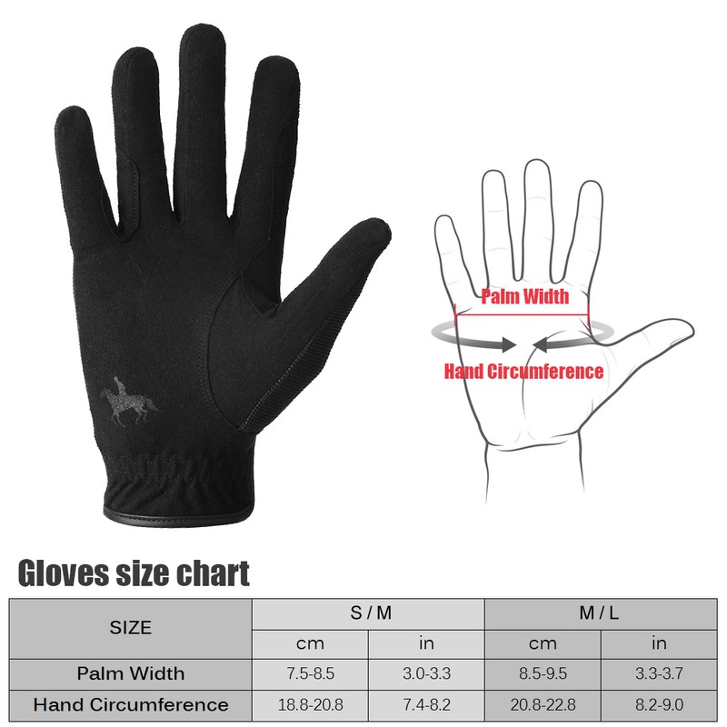 Professional Horse Riding Gloves Equestrian Horseback Riding Gloves For Men