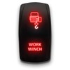 Work Winch - Red - Laser Etched Toggle Switch 5-PIN