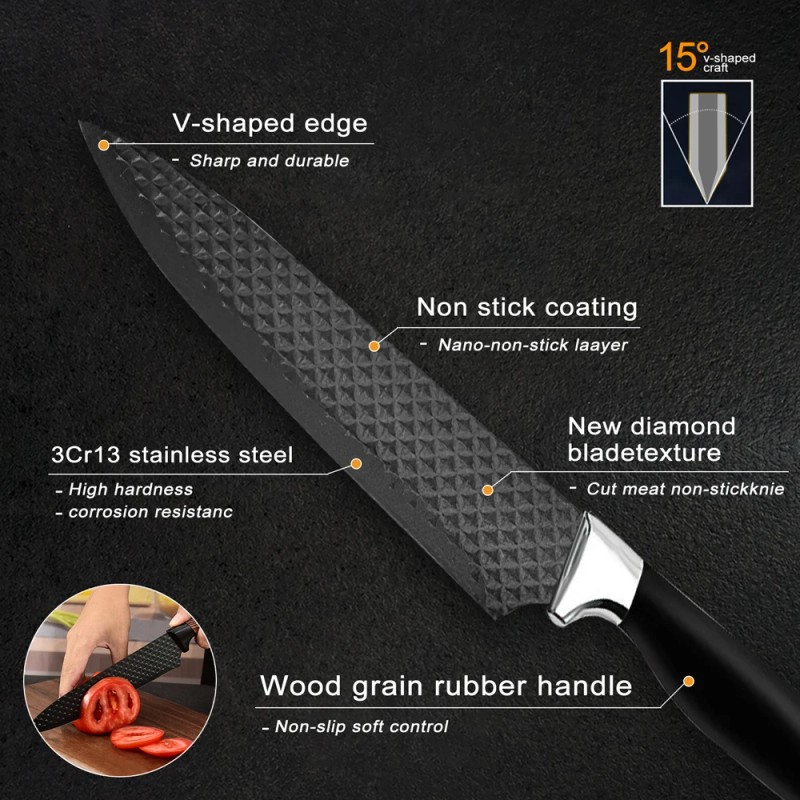 High Carbon Stainless Steel Home Professional Kitchen Head Chef Knives