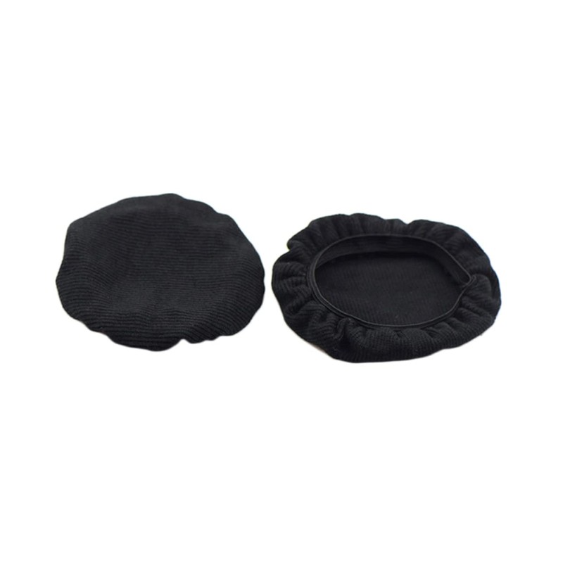 Mobestech 30pcs Headset Cover Black Earmuff Cushions for Headphones Dustproof