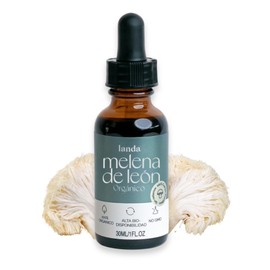 LANDA  Extracto Liquido de Hongo Melena de León 30 ml  Extracto líquido de Hongo Melena de León Hericium Erinaceus  100 Orgánico  Alta Concentración  