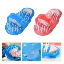 Foot washing brush slippers 1p exfoliating stone washing brush 2ea