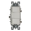 Leviton 15 Amp, 120 Volt, Individual Switches, 2 Switch Combination,