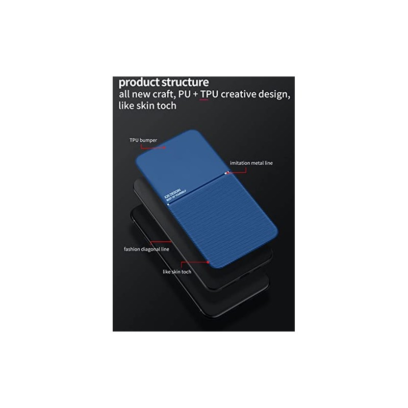 Kepuch Mowen Case Built-in Metal Plate for Oppo Realme 7