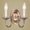 Livex Lighting 4152-01 Home Basics 2 Light Antique Brass Wall