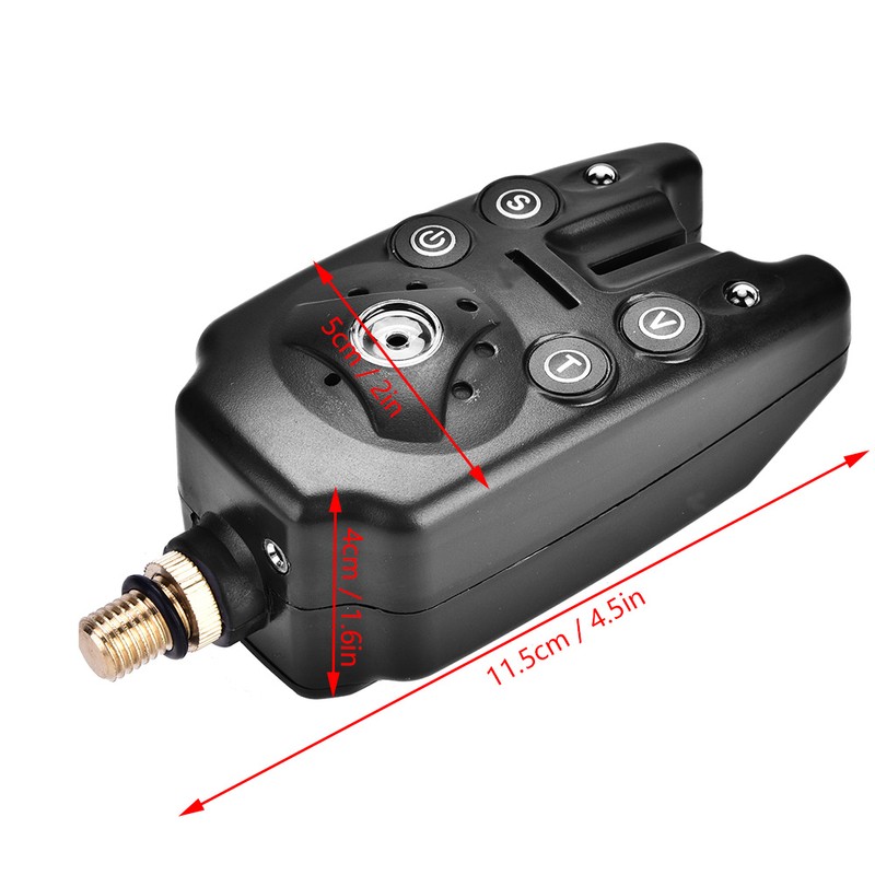 LED Fishing Electronic Fish Bite Alarm Finder Sound Alert Indicator