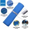 gipfelsport Microfibre Towel Set2 1x S(80x40cm) & 1x XL(180x80cm) Blue