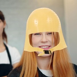 Garneck Gorra de Silicona Reutilizable para Teñir Cabello con Agujas para Mechas Gorro Práctico y Elástico para Salón y Uso Casa