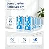Insect Trap Refill Cartridges, 24 Pack Upgraded Adhesive Refills Compatible