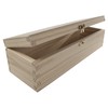 Oblong Wooden Box Lid & Clasp | 29.5 x 10