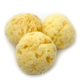 Sanitary Supplies, Pair Lab, Natural Sea Cotton, Wool Seeds, Made in Greece, Size 1.5-2 Inches (Approx. 4-6 cm), Elastic and Soft Texture, Sponge, Natural Material, Sanitary Products (3 Pack)