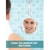 Macaki Hand Mirror, Double-Sided 1X/15X Magnifying Mirror with Handle, Acrylic,