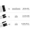 4pcs Motherboard CPU Graphics Card Extension Cord Professional High Conductivity