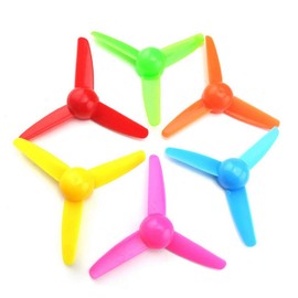 12pcs DIY Boat Propellers 3-Blade Props for 2mm Motor Shaft Model Car Model Ship Multicolor