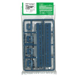 Green Max 11061 N Gauge Pre-Colored Kit, Oha Type 35, Half Gable, Blue Railroad Model, Passenger Car, Train