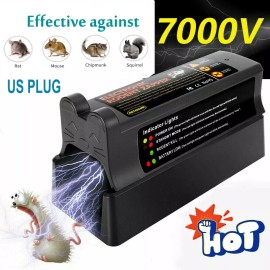 Phomemo Mouse Trap Control Electronic Rat Trap 7000 High Voltage Killer Zapper Rodent - Electronic Small Mouse Trap (Adapter Version)