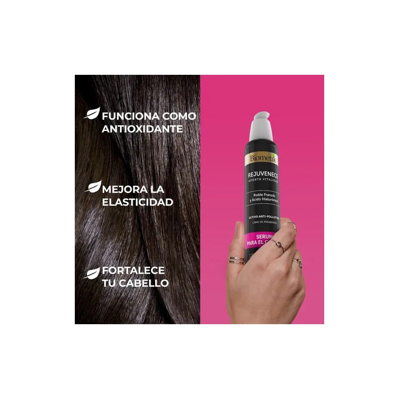 Biometik Rejuvenece Sérum Capilar Ácido Hialurónico 125ml