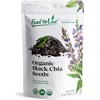 Food to Live - Organic Black Chia Seeds, 8 Ounces