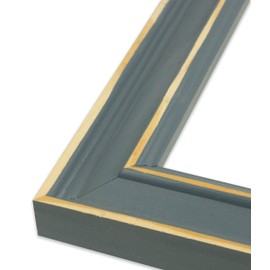 The Rusty Roof-Distressed Classic Slate Blue-Solid Wood Picture Frame-8x10