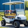 Darisoco Sun Palm Golf Cart Seat Covers Heavy-Duty 600D Oxford