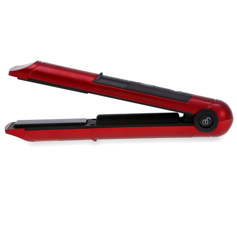 Mini Rechargeable Cordless Hair Curler & Straightener Hair Ironing Device