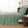JELLYMONI 100% Natural Cotton Twin Sheet Set, 4 Pieces Striped