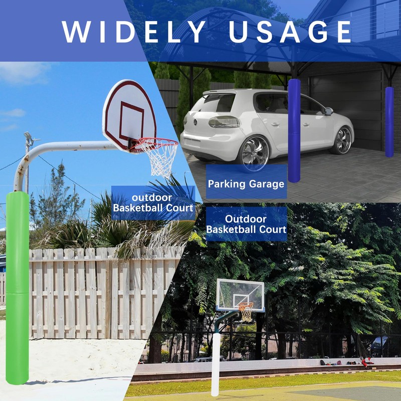 VANCL Heavy Duty Basketball Post Padding – 6FT Protective Wrap