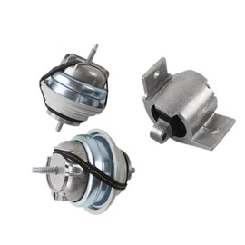 PANGOLIN 3PCS Engine Motor Mount Left Right & Trans Mount C2P17845 C2D38505 Engine Mount for 2009 2010 2011 2012 2013 Jaguar XF XJ 5.0L 4.2L Aftermarket Parts