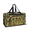 NGIL Canvas 20" inch Duffle Bag (Football Print-Black)