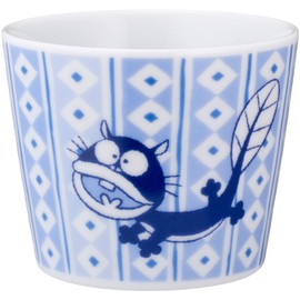 赤塚不二夫 「 バカボン 」 ウナギイヌ 蕎麦猪口(そばちょこ) 直径8cm 青 904102