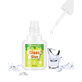 Glass Repair Glue, Glass Glue Clear Waterproof, Glass to Glass Glue, Super Instant Glue for Mirror Repair, Jewelry, Art, Crystal, Mirror, Aquarium and More