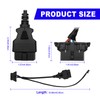 Dunviku - Cable de seguridad OBD2 para puerta de seguridad