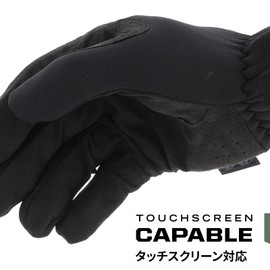 Mechanix Wear FFTAB-55-010 FastFit, Touch Screen Compatible, EN388:2121, Washable, Covert, L