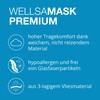 Wellsamed Wellsamask Pack of 50 Masks with Elastic Band, Colour: