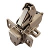 Full Overlay Cabinet Hinge, 35mm, 190-Degree, Steel BZP, Slide-On Cruciform