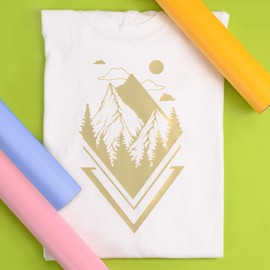 Siser EasyWeed HTV 11.8" x 6ft Roll - Iron on Heat Transfer Vinyl (Vegas Gold)