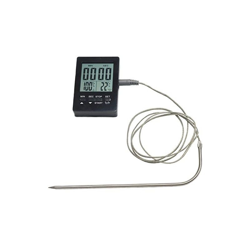 Chef Craft Select Digital Thermometer and Timer with Probe, 7