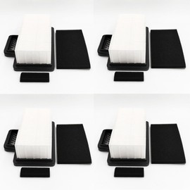 4Pcs Air Filters Set for Wacker Neuson BS50-2 BS50-2i BS50-4 BS50-4AS BS60-2i BS60-4 BS60-4S BS60-4AS BS70-2i With Pre-Filter