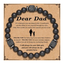 Stocking Stuffers Holiday Outfits for Women 2024 Leather Bracelet for Men Beaded Bracelets Black Obsidian Bracelet Tiger Eye Bracelet Cross Bracelet Mens Jewelry Braided Leather Bracelet Gift for Son/Man/Dad/Brother/Boyfriend