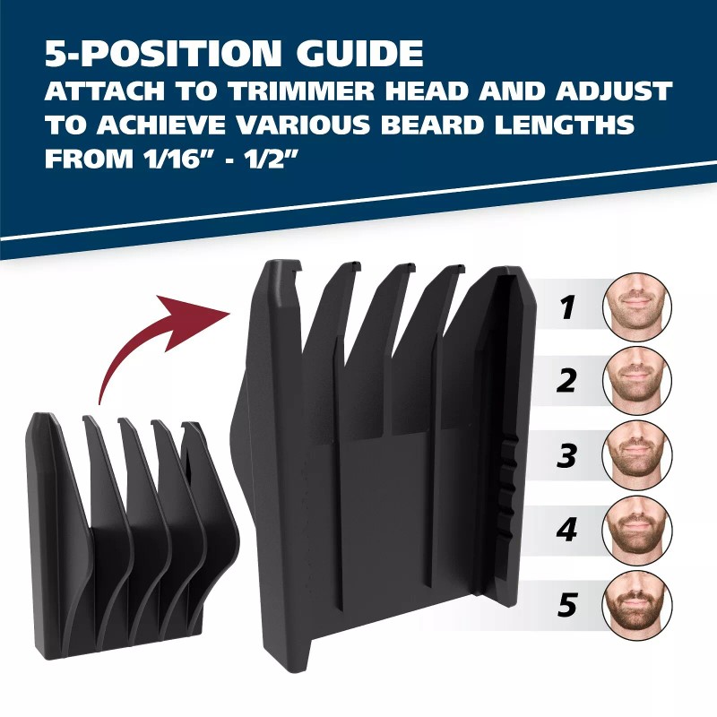 WAHL ALL-IN-1 Nose Ear Body Beard RECHARGEABLE GROOMER Precision Blade