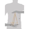 Red Co. 13” Tall Modern Metal Tripod Plate Stand and