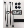 Dillionradiator Universal Zip-Tie Style Electric Cooling Fan Through-Radiat