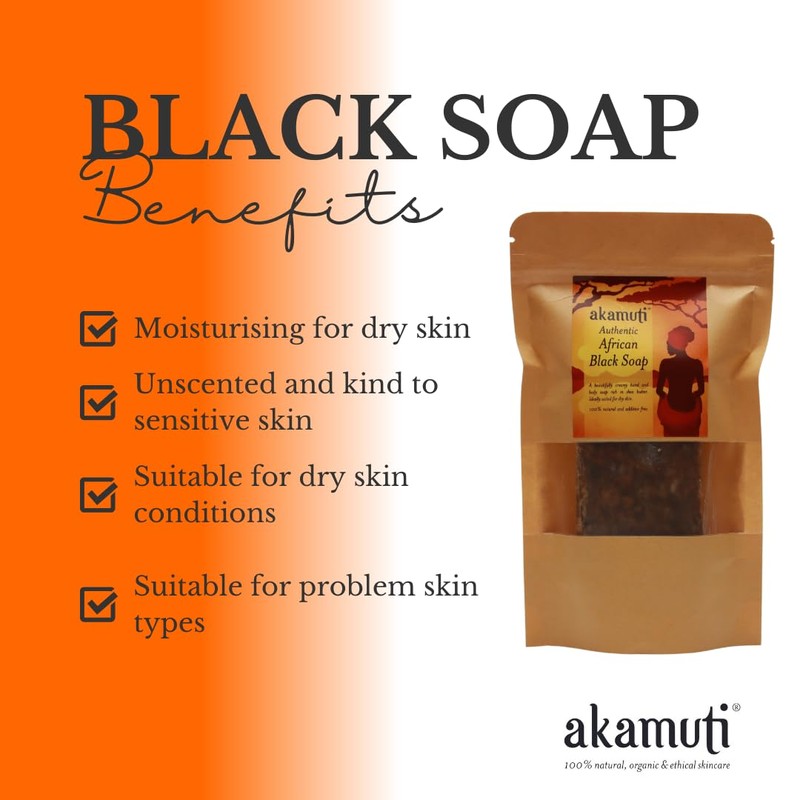 Akamuti African Black Soap 130G