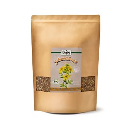 Biojoy Organic St. John's Wort Tea (750g), Dried and Cut, Herbal Tea (Hypericum perforatum)