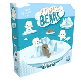 Sliding Bears Board Game - Cooperative Ice Puzzle Challenge, Engaging Problem-Solving, Family-Friendly Strategy Game for Kids & Adults, Ages 5+, 1-4 Players, 20 Minute Playtime, Made by Space Cow
