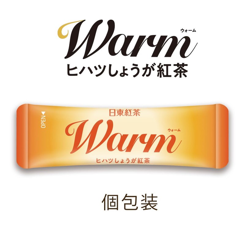 三井農林 日東紅茶 Warm(ウォーム)ヒハツしょうが紅茶 8本×4個