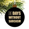 GRAPHICS & MORE Days Without Sarcasm Equals Zero Funny Wood
