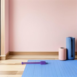 UPKOCH Asta di ginnastica ritmica sportiva in plastica 35 cm per bambini e adulti Attrezzatura di allenamento fitness accessori per la scuola e la competizione